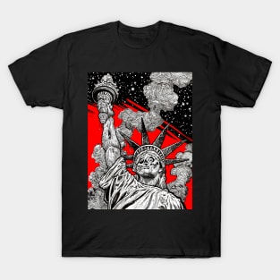 Zombie Statue of Liberty T-Shirt